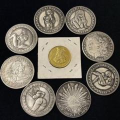H18 まとめて10枚セット　中国古錢 銀貨　コイン　激安 x13 まとめて 9枚セット 海外古錢 銀貨 コイン 金貨 激安 - メルカリ