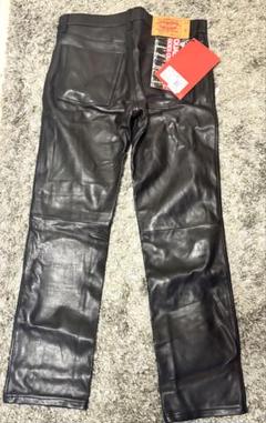 （レア　絶版　デッドストック）Levi’s 505-0163レザーパンツ 革 レア絶版デッドストック）Levi's 505-0163レザーパンツ 革