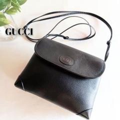 美品 オールドグッチ レザー ショルダーバッグ ポシェット レディース メンズのサムネイル
