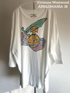 Vivienne Westwood Anglomania白メッシュTシャツ38