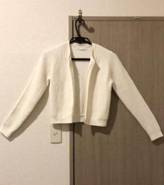 【良品】レディース ノーカラージャケット カーディガン 韓国ブランド