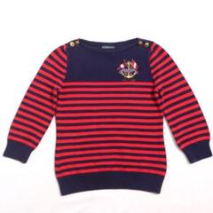 新品未使用タグ付き★ポロラルフローレン　ボーダーニット　サマーニット POLO RALPH LAUREN（ボーダー ・ ニット/セーター）のフリマ