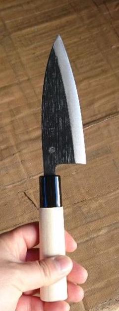 釣り好きに大人気❗切れ味最高❕【新品】魚包丁 小出刃包丁 4寸 青紙二号鋼 手打