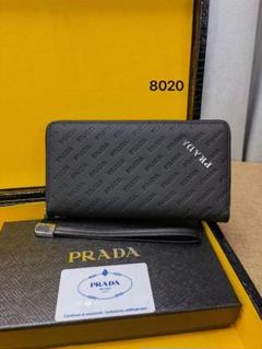 ☆超目玉】 長財布 PRADA 》プラダ 未使用 《 ネイビー グレー ...