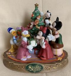 ディズニーランド　1998クリスマスファンタジー　フィギュアリン　皿　カード ディズニーランド 1998クリスマスファンタジー フィギュアリン