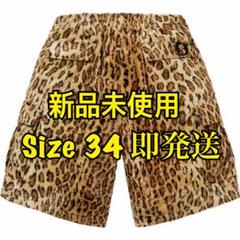 Supreme good enough レオパード 32 Supreme - GOODENOUGH Crushed Rayon Pile Cargo Short Leopard