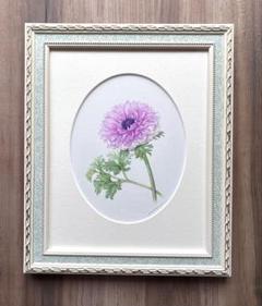 額装　アネモネぱすてる　水彩画　原画 ファッション特集 額装 アネモネぱすてる 絵画 原画 水彩画 絵画