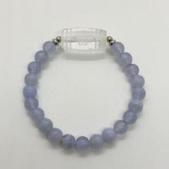 龍眼天珠・天然 ターコイズ・水晶 ブレスレット ジービーズ 龍六眼天珠 18 ジービーズ】龍六眼天珠