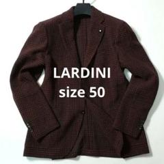 未使用 ラルディーニ ジャケット/ウール/ ブラウン 50（5402)agefj LARDINI - ウール ニット 2B ジャケット / ブラウン | BEKKU HOMME