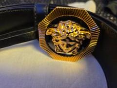 85 ヴェルサーチェ メドゥーサベルト Versace Medusa Belt