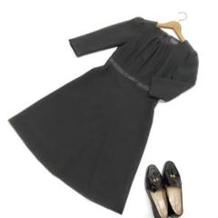 THE SUIT COMPANY ブラックフォーマルワンピース 6019