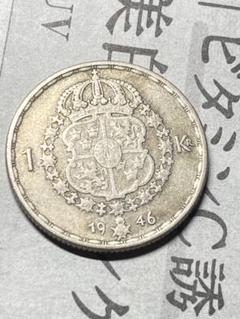 スウェーデン銀貨 1927-1968 13枚まとめ 1クローナ オール 未使用有 スウェーデン銀貨 1クローナ 1948年銘 グスタフ5世 クローナ銀貨