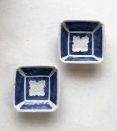 古伊万里 赤絵 金彩 染錦 柘榴図 膾皿 なます皿 二重角