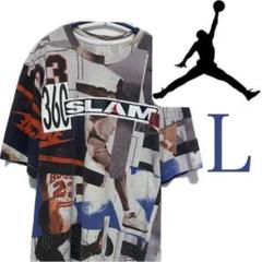 希少 美品 SLAM グラフィックTシャツ L ジョーダン Jordan 柄