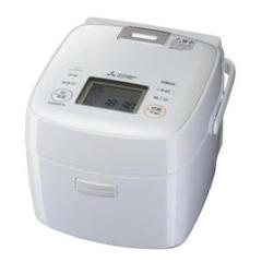 ミツビシ炊飯器3.5合　美品 Amazon | 三菱電機 ジャー炊飯器 炭炊釜 3.5合 真紅(しんく) NJ