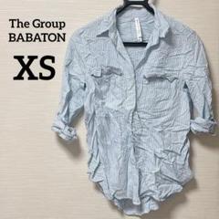 The Group BABATON 【XS】ストライプシャツ ブルー ホワイト
