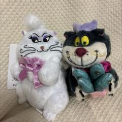 ディズニーストア　プラッシュキーチェーン　ルシファー、ポムポムセット ディズニーストア プラッシュキーチェーン ルシファー、ポムポム