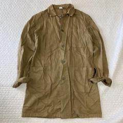80s Vintage チェコ軍 ヘリンボーン ワーク コート Brown チェコ軍 ヘリンボーン ワークコート – 古着屋Top of the Hillの