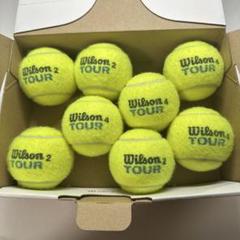 ★中古★ WilsonTOUR 硬式テニスボール　約400球 Wilson】硬式テニスボール 8球 Wilson TOUR - メルカリ