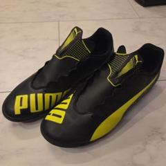 PUMA evoSPEED サッカーシューズ ブラック/イエロー