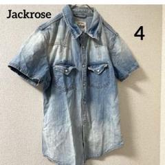 《Jackrose》ヴィンテージ　y2k お兄系　半袖　デニムシャツ　綿100%