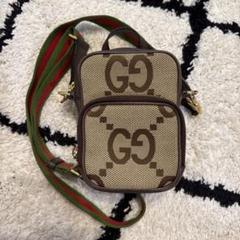 美品GUCCI グッチ ショルダーバッグ ジャンボGG ファブリックのサムネイル