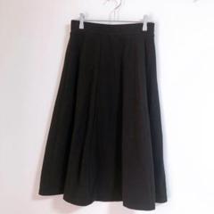 【TOCCO closet】（M）厚手フリースロングフレアスカート/おしゃれ
