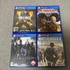 PS4 ゲームカセット　4本