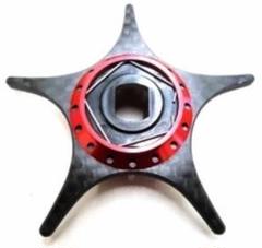IXA オフセットカーボンスタードラグ スクエアナットタイプ　ダイワ用　KTF IXA軽量オフセットカーボンスタードラグ スクエアナットタイプ