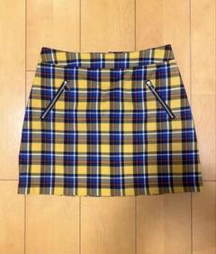 美品　ミニスカート　チェック柄のサムネイル