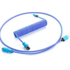 CableModProCoiledKeyboardCable150cm ブルー