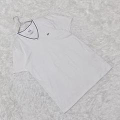 『アルマーニエクスチェンジ』 (S) ロゴ半袖Tシャツ Vネック シンプル 夏