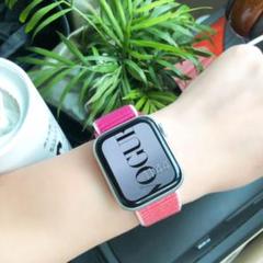 アップルウォッチ スポーツループ バンド ピンク 38 40