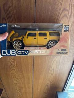 DUBCITYダイキャストミニカー 1/24サイズ 2003HUMMER H2 ブルー