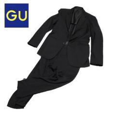 未使用 GU セットアップ 3XL ブラック スーツ 極美品✨GU beautiful people セットアップ 完売品 XL 上下