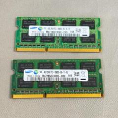 SAMSUNG純正メモリ PC3-10600S 4GB 2枚セット