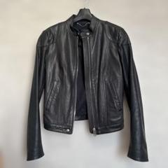 ディーゼル　黒　本革　レザージャケット