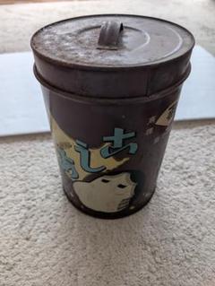 昭和レトロ　缶　扇カネ安食品本舗