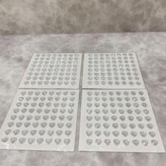 ◯５１２枚入り 宝石ステッカー ジュエリーステッカー　白 ホワイト 6mm