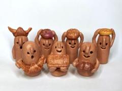 ハンドメイド フィギュア 埴輪 インテリア 置物 パン 素焼き ミニチュア