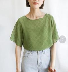 セレクトモカ　シアーブラウス　キャミ付き