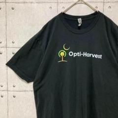 【US輸入古着】アメリカ企業Tシャツ　黒　Ｌ