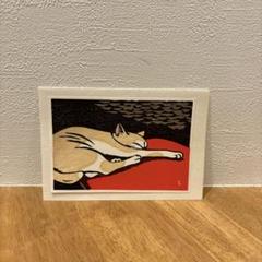 稲垣知雄 木版画 猫 - メルカリ