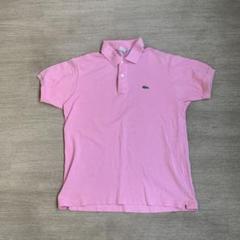 70s後期　フレラコ　LACOSTE ピンク　 ポロシャツ　サイズ5 70s後期 フレラコ LACOSTE ピンク ポロシャツ サイズ5 - メルカリ