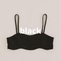 Eaphi wave short bustier black - メルカリ
