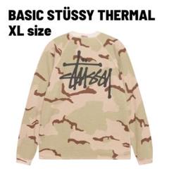 BASIC STÜSSY THERMAL CAMO ステューシー　サーマル Basic Stüssy Thermal – Sand Camo | Tops | Stüssy
