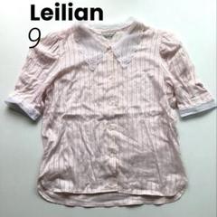 Leilian レリアン ピンク シャツ半袖 レディース レース 9 M