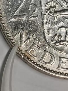 pn428 オランダ 2.5ギルダー コイン 1960年 銀貨 エラー硬貨 pn428 オランダ 2.5ギルダー コイン 1960年 銀貨 エラー硬貨