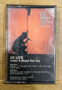 U2 Under A Blood Red Sky カセットテープ Live
