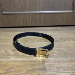 Pierre Cardin ブラックベルト ゴールドバックル